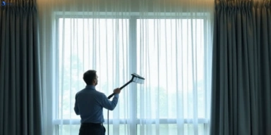 Commercial drapes cleaning service yuroke-vic hotels offices